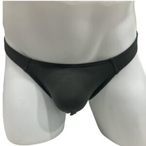 Andrew Christian ALMOST NAKED No-Show Ultra Low-Rise Jock Steel Grey Medium
